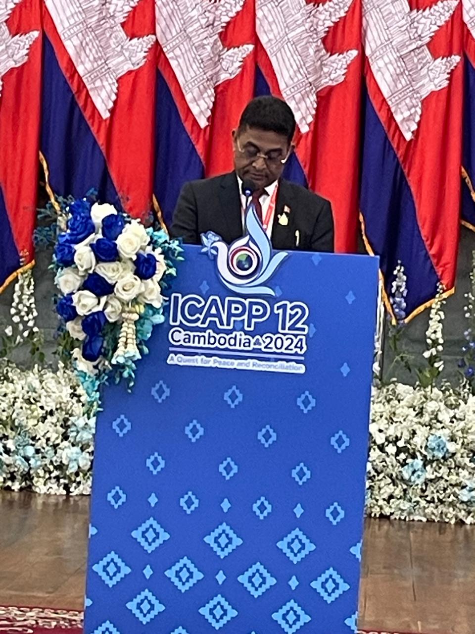 Mahaseth highlights Nepal’s Commitment to Peace at ICAPP